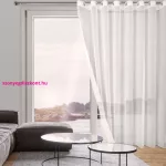 Tamina matt anyagú mikrohálós fényáteresztő függöny Fehér 350x250 cm