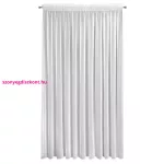 Tamina matt anyagú mikrohálós fényáteresztő függöny Fehér 350x270 cm
