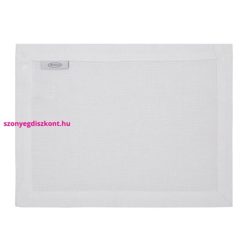 Bianca2 fényes csillogású tányér alátét szett Fehér 30x40 cm