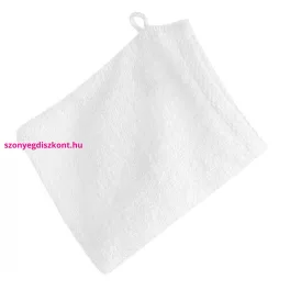 Frottír mosdókesztyű 400 g/m2 Fehér 16x21 cm