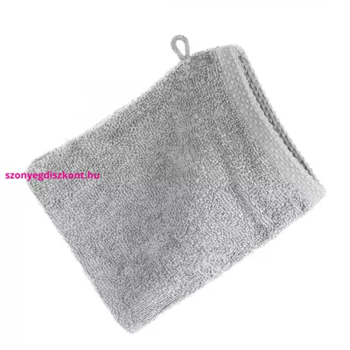 Frottír mosdókesztyű 400 g/m2 Ezüst 16x21 cm