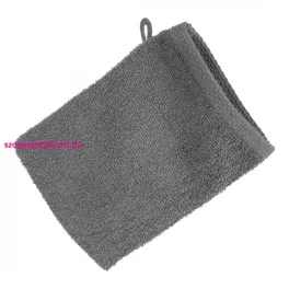 Frottír mosdókesztyű 400 g/m2 Acélszürke 16x21 cm