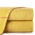 Egyszínű klasszikus törölköző 400 g/m2 Mustársárga 50x100 cm
