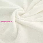Egyszínű klasszikus törölköző 400 g/m2 Krémszín 50x100 cm