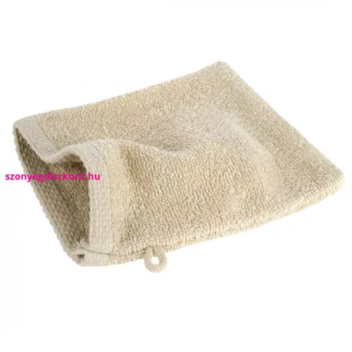Frottír mosdókesztyű 400 g/m2 Bézs 16x21 cm