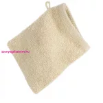 Frottír mosdókesztyű 400 g/m2 Bézs 16x21 cm