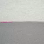 Novad kétszínű pamut ágyneműhuzat Fehér/acélszürke 140x200 cm - 70x90 cm 1db