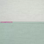 Novad kétszínű pamut ágyneműhuzat Fehér/menta 160x200 cm - 70x80 cm 2db