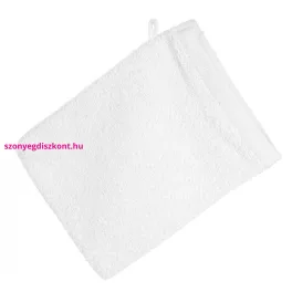 Frottír mosdókesztyű 500 g/m2 Fehér 16x21 cm