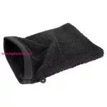 Frottír mosdókesztyű 500 g/m2 Fekete 16x21 cm