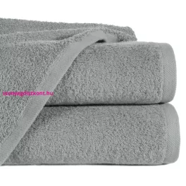   Egyszínű klasszikus törölköző 500 g/m2 Acélszürke 50x100 cm