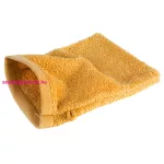 Frottír mosdókesztyű 500 g/m2 Mustársárga 16x21 cm