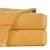 Egyszínű klasszikus törölköző 500 g/m2 Mustársárga 30x50 cm