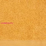 Egyszínű klasszikus törölköző 500 g/m2 Mustársárga 30x50 cm