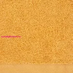Egyszínű klasszikus törölköző 500 g/m2 Mustársárga 70x140 cm