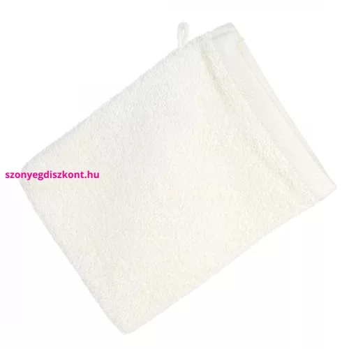 Frottír mosdókesztyű 500 g/m2 Krémszín 16x21 cm