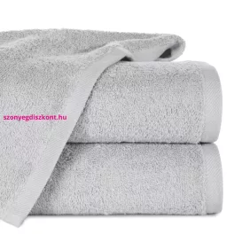  Egyszínű klasszikus törölköző 500 g/m2 Ezüst 50x100 cm