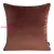 Velvet párnahuzat lenvászon szerű anyagból Bordó 45x45 cm