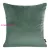 Velvet párnahuzat lenvászon szerű anyagból Sötét menta 45x45 cm