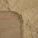 Luiz6 bársony ágytakaró fényes márvány hatású mintával Bézs 170x210 cm
