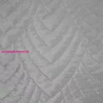 Luiz6 bársony ágytakaró fényes márvány hatású mintával Ezüst 170x210 cm