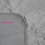 Luiz6 bársony ágytakaró fényes márvány hatású mintával Ezüst 170x210 cm