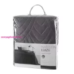 Luiz6 bársony ágytakaró fényes márvány hatású mintával Grafit 170x210 cm