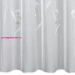 Isabel virág mintás dekor függöny Fehér 140x250 cm