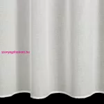 Margo fényes szállal átszőtt fényáteresztő függöny sűrű szövéssel Fehér 140x250 cm