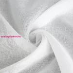 Margo fényes szállal átszőtt fényáteresztő függöny sűrű szövéssel Fehér 300x270 cm