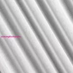 Margo fényes szállal átszőtt fényáteresztő függöny sűrű szövéssel Fehér 300x270 cm