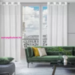 Marisa fényáteresztő függöny hálós szerkezetű felső rész Fehér 140x250 cm