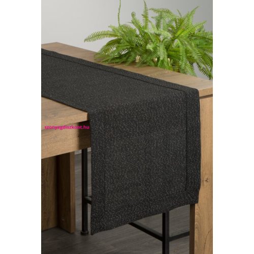 Stella asztali futó Fekete 40x180 cm
