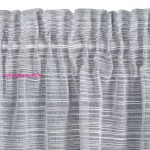 Aria eső hatású fényáteresztő függöny Szürke 140x300 cm