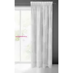 Jane fényáteresztő függöny jacquard levélmintával Fehér 140x270 cm