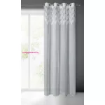 Anet fényáteresztő függöny levél mintával Fehér 140x250 cm