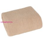 Amber gofri szerkezetű karosszék takaró Bézs 70x160 cm