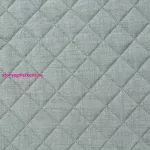 Len1 vászon szerkezetű préselt mintás ágytakaró Menta 170x210 cm