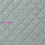 Len1 vászon szerkezetű préselt mintás ágytakaró Menta 220x240 cm