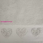 Kamila díszes törölköző Ezüst 50x90 cm
