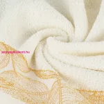 Agis jacquard törölköző Krémszín 50x90 cm