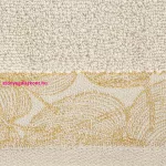 Agis jacquard törölköző Bézs 30x50 cm