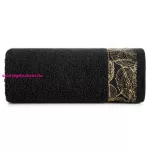 Agis jacquard törölköző Fekete 50x90 cm