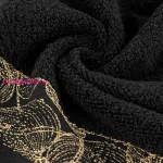 Agis jacquard törölköző Fekete 70x140 cm