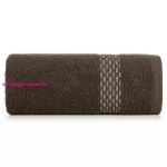 Riva jacquard törölköző Barna 30x50 cm