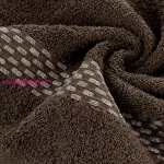 Riva jacquard törölköző Barna 30x50 cm
