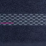 Riva jacquard törölköző Gránátkék 70x140 cm