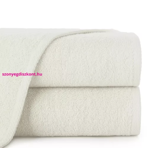 Egyszínű klasszikus törölköző 400 g/m2 Krémszín 70x140 cm