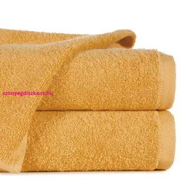   Egyszínű klasszikus törölköző 500 g/m2 Mustársárga 30x50 cm