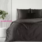Harmony ágyneműhuzat Fekete 220x200 cm - 70x80 cm 2db